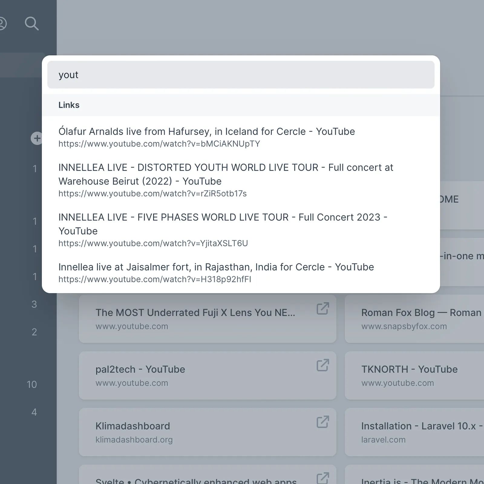 Search bar